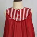 Hot Sell Boutique Vintage Red Striped Girl Dress